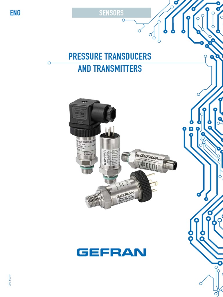 Gefran Pressure Transducers Overview | PDF | Materials | Science
