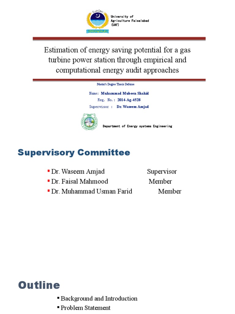 Estimation of Energy Saving Potential For A Gas | PDF | Energy ...