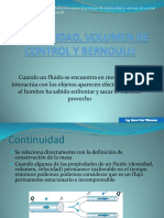 Continuidad, Volumen de Control y Bernoulli