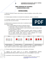 Examen operador calderas instrucciones