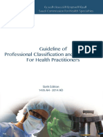 Professional Classification Manual for Health Practitioners