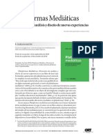 Plataformas Mediaticas Elementos de Analisis y Dis