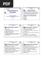 Metodologia da Pesquisa II