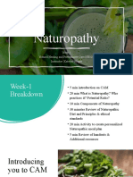 Katelyn Wright Capstone Unit 5 Naturopathy Lecture Notes
