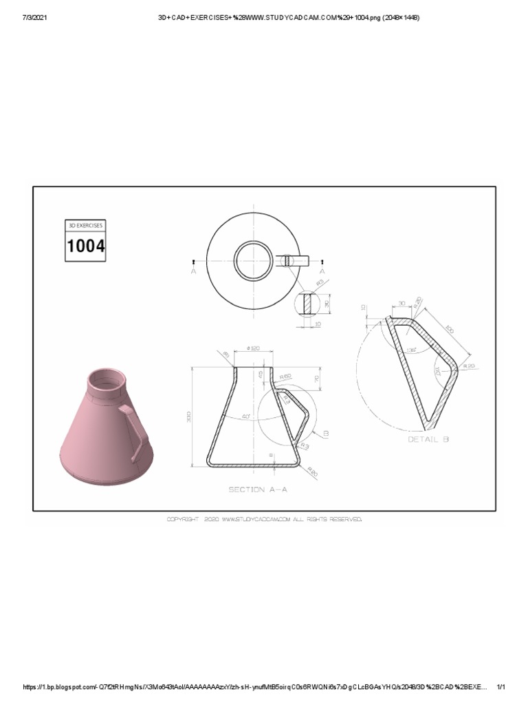 3D CAD Exercises for Practice | PDF