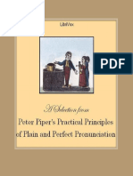 Peter Pipers Practical Principles of Plain and Perfect Pronunciation with audiobook recording