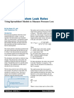 Estimating System Leak Rates: Using Spreadsheet Models To Measure Pressure Loss