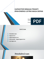 SUPER KAPASITOR SEBAGAI PIRANTI PENYIMPAN ENERGI LISTRIK MASA DEPAN