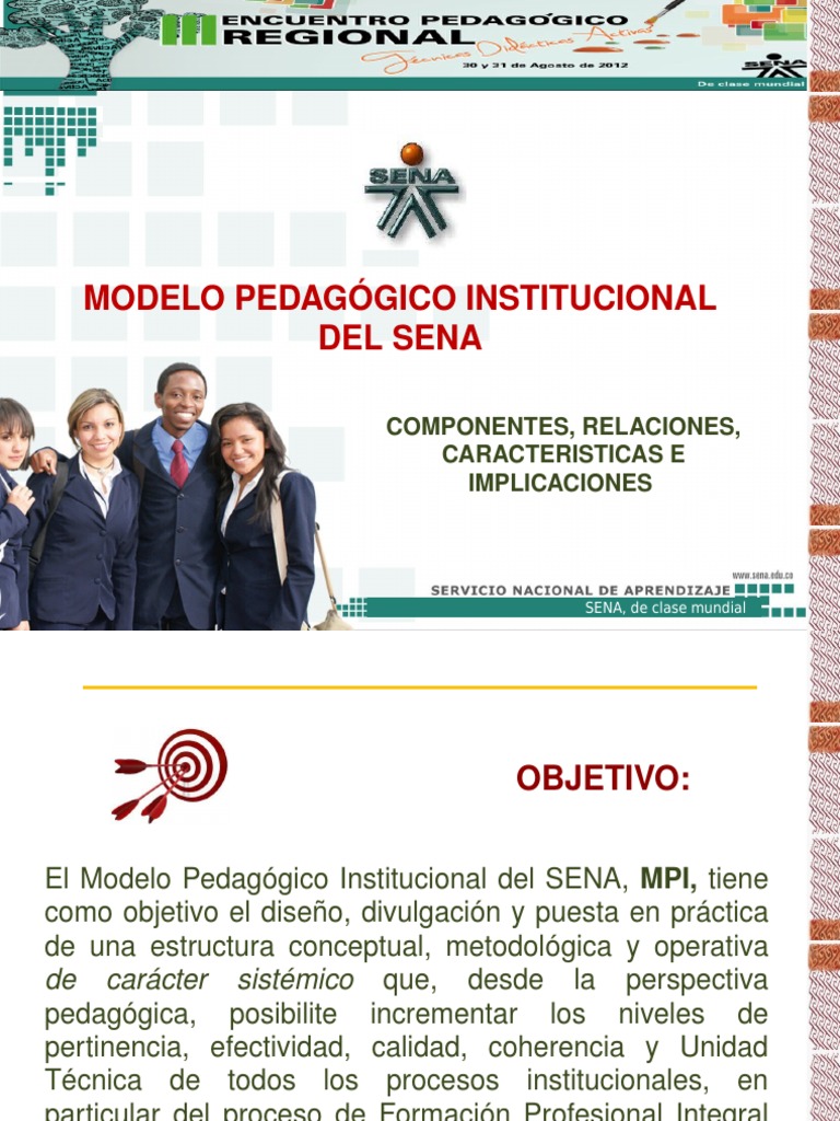 Modelo Pedagógico Institucional del SENA | PDF | Conocimiento | Plan de ...