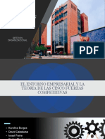 EL ENTORNO EMPRESARIAL Y LA TEORÍA DE LAS CINCO FUERZAS COMPETITIVAS - Diapositivas