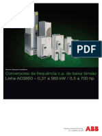 Catálogo ACS850 português