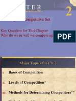 Defining The Competitive Set: Key Question For This Chapter: Who Do We or Will We Compete Against?