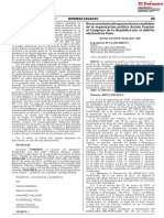 Revocan Resolución Que Excluyó A Candidato de La Organización Política Acción Popular Al Congreso de La República Por El Distrito Electoral de Puno