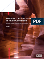 Effects of Climate-Related Matters On Financial Statements: International Financial Reporting Bulletin 2020/14