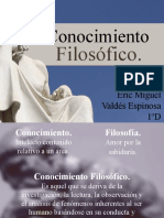 Conocimiento Filosófico