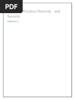 MN603-Wireless Network and Security: Assignment 1A