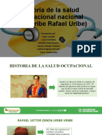 Historia Salud Ocupacional Nacional Ley Uribe