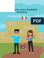 Autonomía como finalidad educativa