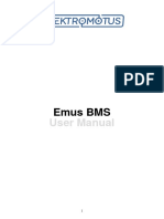 Emus BMS: User Manual