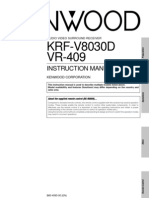 KRF-V8030D VR-409: Instruction Manual