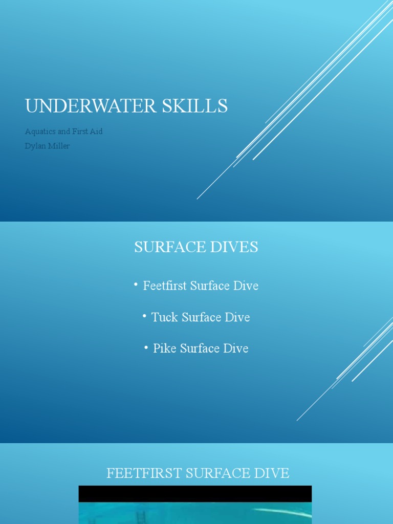 UNDERWATER SKILLS Powerpoint PDF