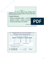 Clase Cap 2.3 Cinetica Q Velocidades Iniciales - Orden 0, 1 y 2