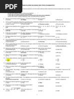 Mathematics/Eng Eco/Basic Eng Trivia Examination Multiple Choice Questions