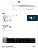 Using Sensitivity List, STD - Logic and STD - Logic - Vector