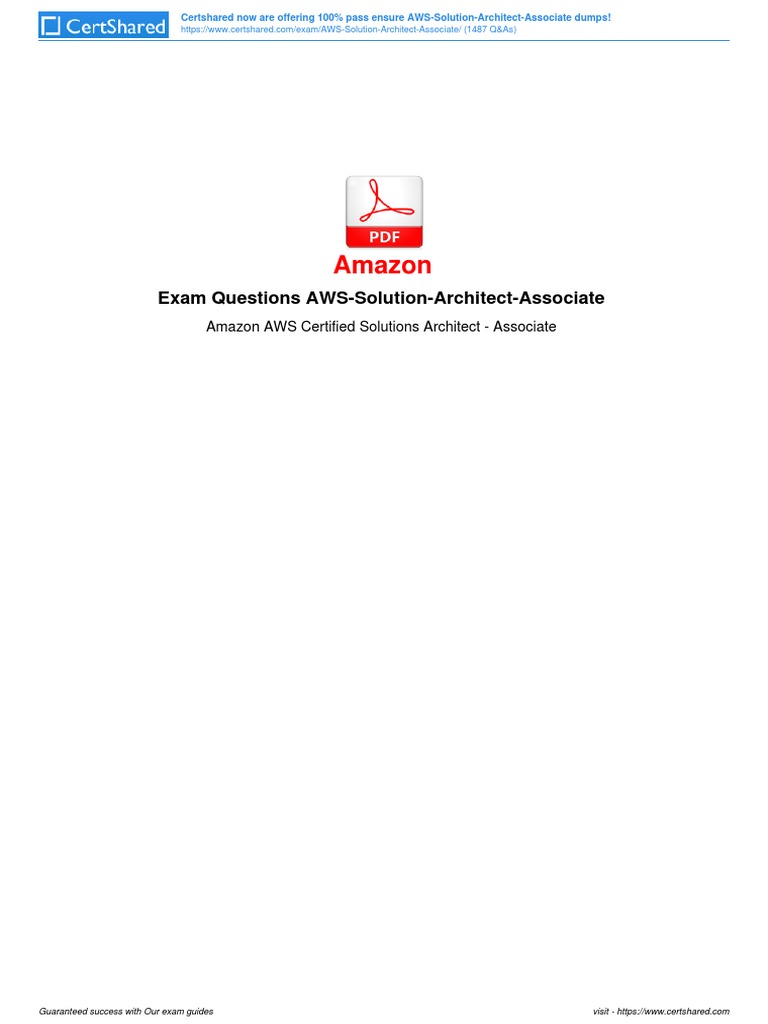 AWS-Solution-Architect-Associate Exam Dumps | PDF | Computer Networking ...