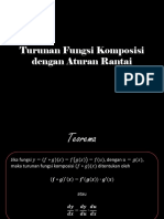 Turunan Fungsi Komposisi Dengan Aturan Rantai