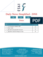 Daily News Simplified - DNS: Notes