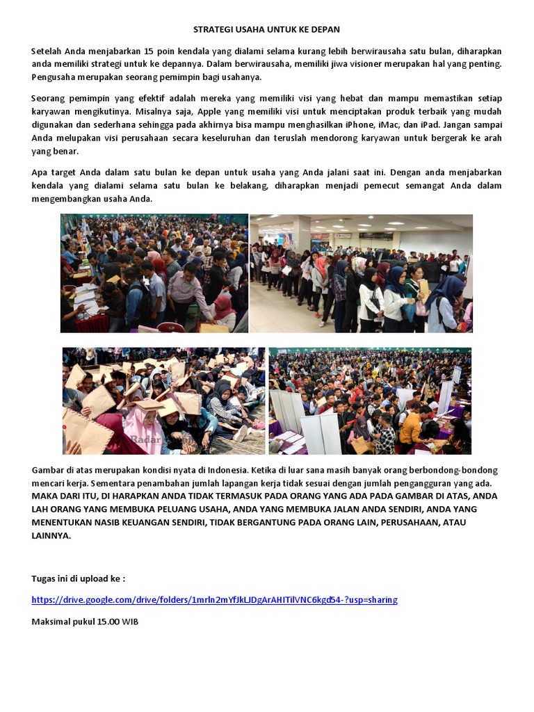 Strategi Usaha Pdf