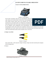 3.6 Menerapkan Fungsi Alat Kerja Fiber Optic