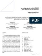 Rotor Stator Interaction Induced Pressur