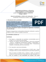 Guia de Actividades y Rubrica de Evaluacion Tarea 4 - Contabilizar Transacciones Sociales y Ambientales