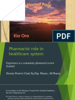 Pharmacist Role in Healthcare System - New Zealand