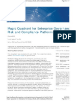 2008 - Magic Quadrant for Enterprise GRC Systems