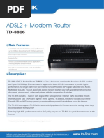 TD-8816 V8 Datasheet