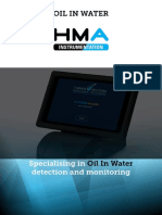 Oil in Water: Specialising in Detection and Monitoring