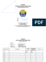 FORM. LAPORAN KEGIATAN HARIAN WFH - ........... (Januari-Maret)