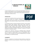 Manual para La Gestion Integral de Residuos