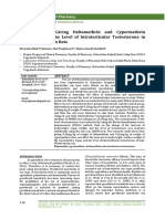 The Effect of Giving Deltamethrin and Cypermethrin Insecticides On The Level of Intratesticular Testosterone in Male Wistar Strain Rats