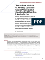 Observational Methods For Assessing Ergonomic Risks For Work-Related Musculoskeletal Disorders. A Scoping Review