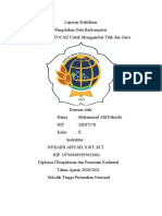 Laporan Praktikum Acara 1 PDB- M.Alif Fahrizki-20DI7178-Kelas E