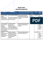 Module 4 Output Individual Development Plan