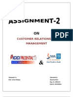 Comparision of CRM Strategy Between ICICI and NEW YORK LIFE INSURANCE