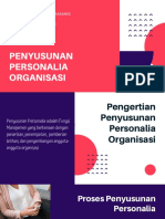 Penyusunan Personalia Organisasi