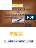 Improvement Plan For Material Handling