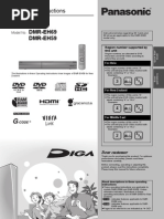 DMR-EH59 - DMR-EH69 Operating Instruction