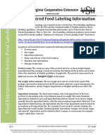 Required Food Labeling Information: Ments/Foodlabelingnutrition/Foodlabelingguide/Default - HTM